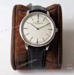 Swiss Grade Vacheron Constantin Ultra Thin Patrimony watch 9015 White Dial